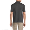 image:imageLands End Mens Premium AmericanGrown Supima Cotton Polo Shirt Short Sleeve Pocket  Big amp TallDark Charcoal Heather
