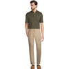 image:imageLands End Mens Premium AmericanGrown Supima Cotton Polo Shirt Short Sleeve Pocket  Big amp TallForest Moss