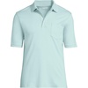 image:imageLands End Mens Premium AmericanGrown Supima Cotton Polo Shirt Short Sleeve Pocket  Big amp TallLight Seagrass