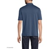 image:imageLands End Mens Premium AmericanGrown Supima Cotton Polo Shirt Short Sleeve Pocket  Big amp TallNightfall Blue