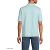 image:imageLands End Mens Premium AmericanGrown Supima Cotton Polo Shirt Short Sleeve Pocket  Big amp TallPale Sky