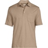 image:imageLands End Mens Premium AmericanGrown Supima Cotton Polo Shirt Short Sleeve Pocket  Big amp TallToasted Rye Heather