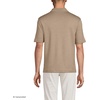 image:imageLands End Mens Premium AmericanGrown Supima Cotton Polo Shirt Short Sleeve Pocket  Big amp TallToasted Rye Heather