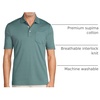 image:imageLands End Mens Premium AmericanGrown Supima Cotton Polo Shirt Short Sleeve Pocket  Big amp TallTourmaline