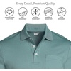 image:imageLands End Mens Premium AmericanGrown Supima Cotton Polo Shirt Short Sleeve Pocket  Big amp TallTourmaline