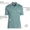 image:imageLands End Mens Premium AmericanGrown Supima Cotton Polo Shirt Short Sleeve Pocket  Big amp TallTourmaline
