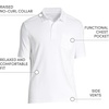 image:imageLands End Mens Premium AmericanGrown Supima Cotton Polo Shirt Short Sleeve Pocket  Big amp TallWhite