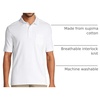 image:imageLands End Mens Premium AmericanGrown Supima Cotton Polo Shirt Short Sleeve Pocket  Big amp TallWhite
