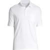 image:imageLands End Mens Premium AmericanGrown Supima Cotton Polo Shirt Short Sleeve Pocket  Big amp TallWhite