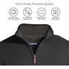 image:imageLands End Mens Quarter Zip Pullover SweaterBlack