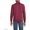 image:imageLands End Mens Quarter Zip Pullover SweaterBurgundy Spritz