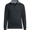 image:imageLands End Mens Quarter Zip Pullover SweaterDark Charcoal Heather