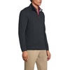 image:imageLands End Mens Quarter Zip Pullover SweaterDark Charcoal Heather