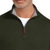 image:imageLands End Mens Quarter Zip Pullover SweaterHavana Brown