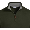 image:imageLands End Mens Quarter Zip Pullover SweaterHavana Brown