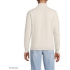 image:imageLands End Mens Quarter Zip Pullover SweaterIvory Latte