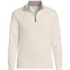 image:imageLands End Mens Quarter Zip Pullover SweaterIvory Latte