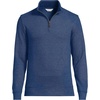 image:imageLands End Mens Quarter Zip Pullover SweaterMedium Denim Heather
