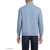 image:imageLands End Mens Quarter Zip Pullover SweaterOasis Blue