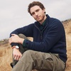 image:imageLands End Mens Quarter Zip Pullover SweaterRadiant Navy