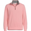 image:imageLands End Mens Quarter Zip Pullover SweaterSunset Coral Pink