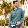 image:imageLands End Mens Quarter Zip Pullover SweaterTourmaline