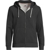 image:imageLands End Mens Serious Sweats Full Zip HoodieDark Charcoal Heather