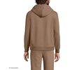 image:imageLands End Mens Serious Sweats Full Zip HoodieDark Jute Brown
