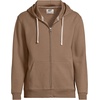 image:imageLands End Mens Serious Sweats Full Zip HoodieDark Jute Brown