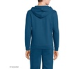image:imageLands End Mens Serious Sweats Full Zip HoodieEvening Blue