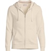 image:imageLands End Mens Serious Sweats Full Zip HoodieFlax Heather