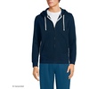 image:imageLands End Mens Serious Sweats Full Zip HoodieRadiant Navy
