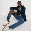 image:imageLands End Mens Serious Sweats Full Zip HoodieRadiant Navy