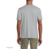 image:imageLands End Mens Short Sleeve AmericanGrown Supima Cotton Jersey HenleyLight Gray Heather