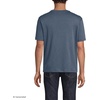 image:imageLands End Mens Short Sleeve AmericanGrown Supima Cotton Tee with PocketDusk Indigo Heather