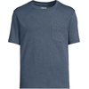image:imageLands End Mens Short Sleeve AmericanGrown Supima Cotton Tee with PocketDusk Indigo Heather