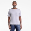 image:imageLands End Mens Short Sleeve AmericanGrown Supima Cotton Tee with PocketFrench Purple Heather