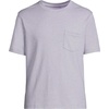 image:imageLands End Mens Short Sleeve AmericanGrown Supima Cotton Tee with PocketFrench Purple Heather