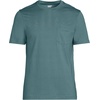 image:imageLands End Mens Short Sleeve AmericanGrown Supima Cotton Tee with PocketTourmaline