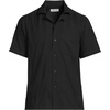 image:imageLands End Mens Short Sleeve Camp Collar Hawaiian ShirtBlack