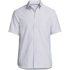 image:imageLands End Mens Short Sleeve Sail Rigger ShirtClear Blue Khaki Stripe
