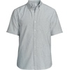 image:imageLands End Mens Short Sleeve Sail Rigger ShirtGreen GablesWhite Stripe