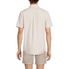 image:imageLands End Mens Short Sleeve Seersucker ShirtGolden Sand Banker Stripe