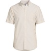 image:imageLands End Mens Short Sleeve Seersucker ShirtGolden Sand Banker Stripe