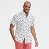 image:imageLands End Mens Short Sleeve Seersucker ShirtLunar NavyWhiteLobsters
