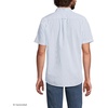 image:imageLands End Mens Short Sleeve Seersucker ShirtSoft French Blue Stripes