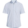 image:imageLands End Mens Short Sleeve Seersucker ShirtSoft French Blue Stripes