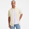 image:imageLands End Mens Short Sleeve Seersucker ShirtSweet Butter Stripes