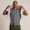 image:imageLands End Mens Short Sleeve Sun Faded Super T PoloDark Gray Sky Garment Dye