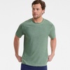 image:imageLands End Mens Short Sleeve Swim Tee Rash GuardEucalyptus Heather
